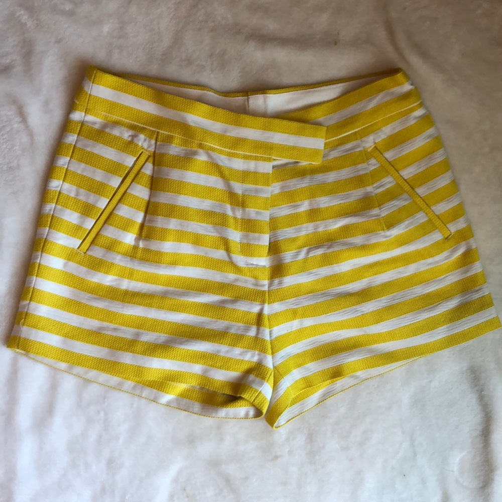 J. Crew stripped cotton shorts